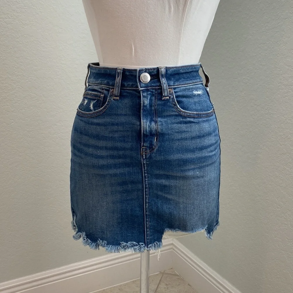 AEO Super Stretch X Denim Skirt